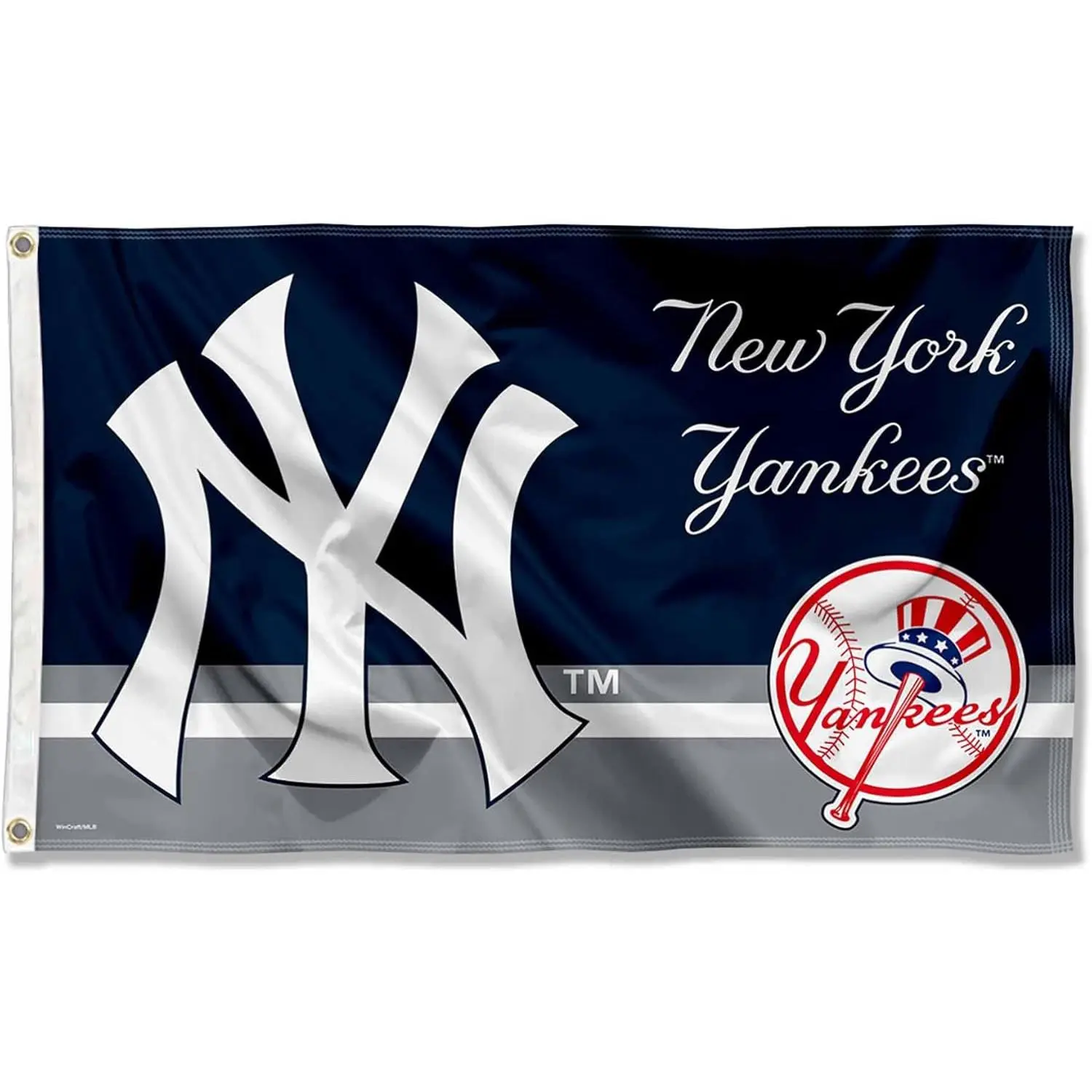 WinCraft NY Yankees Logo Insignia 3x5 Foot Grommet Banner Flag