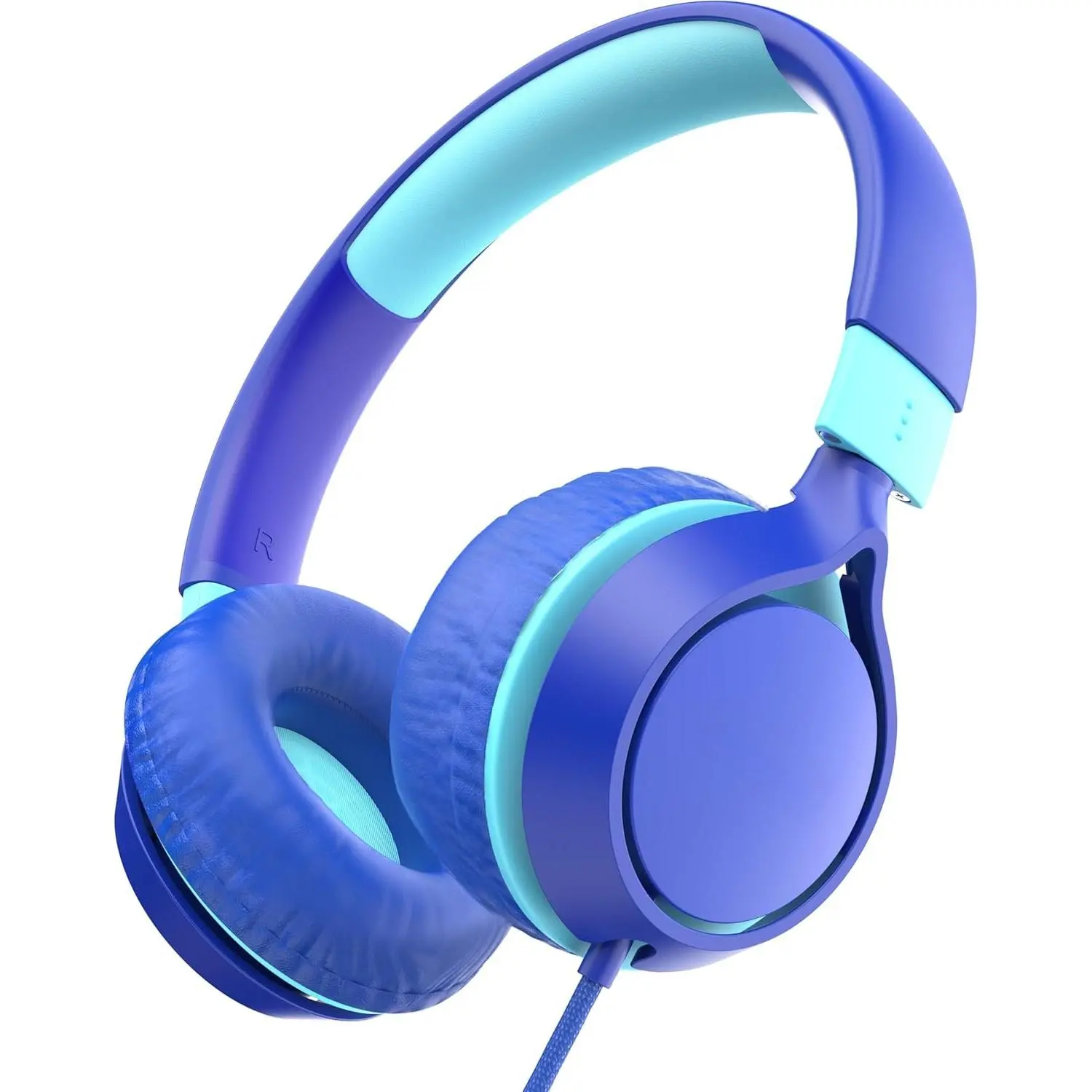 S1  Headphones, Foldable Wired Headphones for , 85dB Volume Limit, Stereo Sound, Adjustable Headband, Portable Lightweight -Ear Headphone for School/Travel/Boys/Girls/PC/Tablet