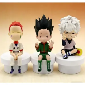 HUNTER*HUNTER chibi cute Bihye Cat Killua, steamed bun face Hisoka figure model (without base)