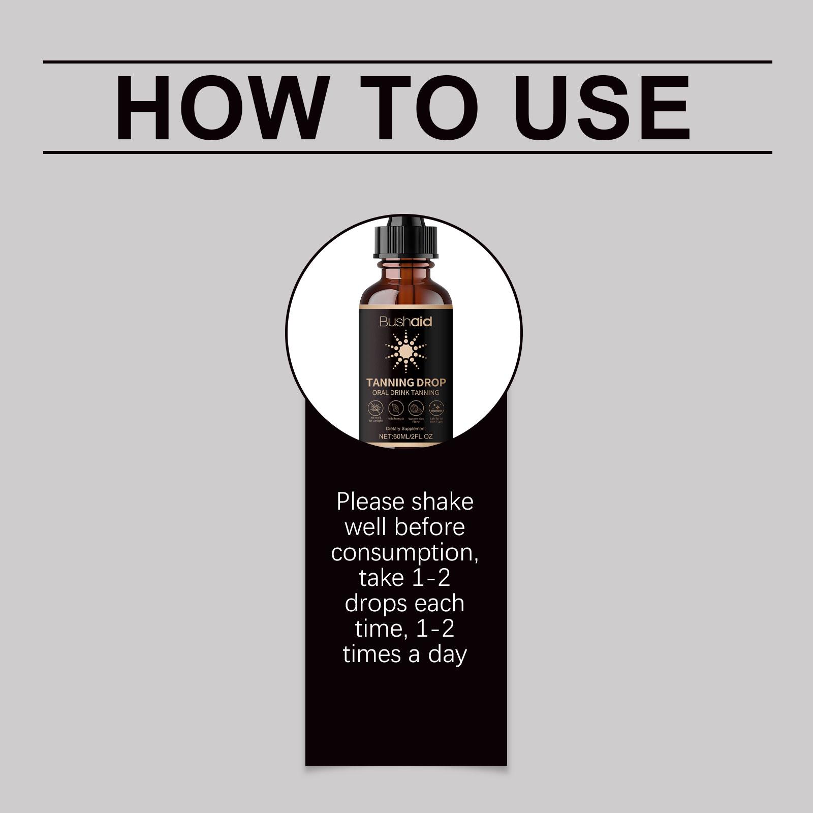 BushAid Sunless Tanning Drop Body Treatment