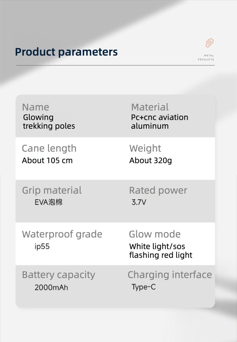 Ultra-Bright LED Safety Staff for Ultimate Night Visibility |   Rechargeable Laser Saber Walking Stick, Waterproof & Ultra-Light for Hikers, Senior Safety, Camping & Power Outages