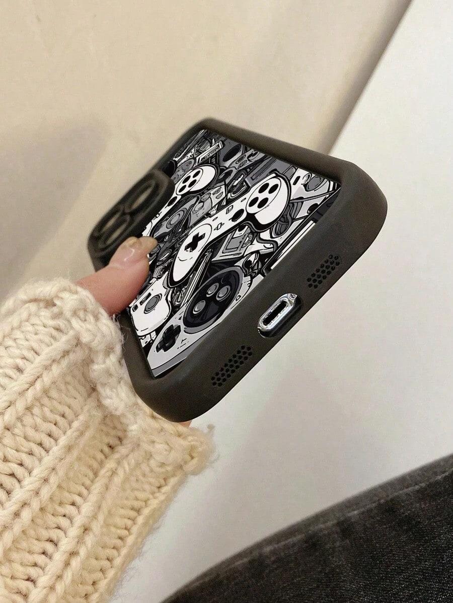 1pc Game Controller Design With Precise Camera Hole Protective Shock Absorbent Phone Case Suitable For IPhone17/IPhone17 Air/IPhone17 Pro/IPhone17 Pro Max/16 Pro Max/15 Pro Max/14 Pro Max/13 Pro Max/12 Pro Max/11 Pro Max