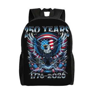 [Back to School Gift] One 250th Anniversary of American Independence Commemorative Backpack, a stylish backpack for teenagers, a high school back-to-school gift, with a zipper closure, suitable for the back-to-school season and for teenagers.