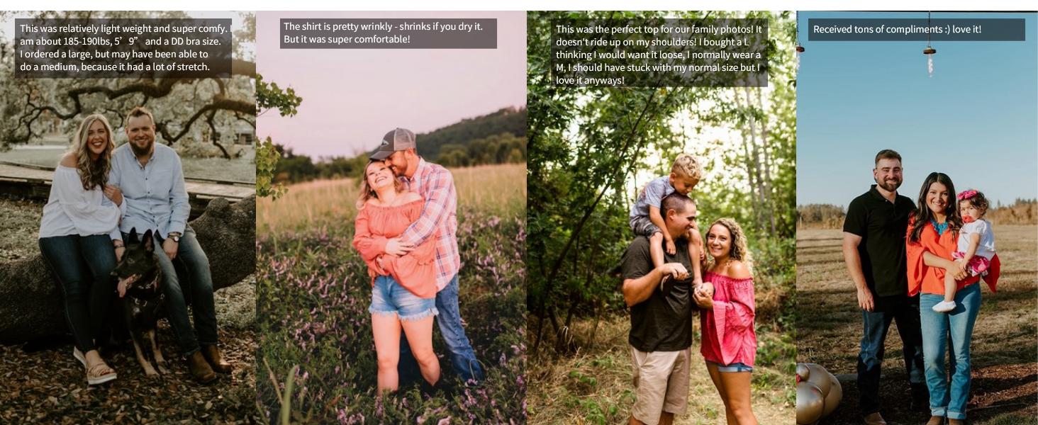 Imily Bela Womens Off The Shoulder Long Bell Sleeve Tops Flared Casual Loose Blouse