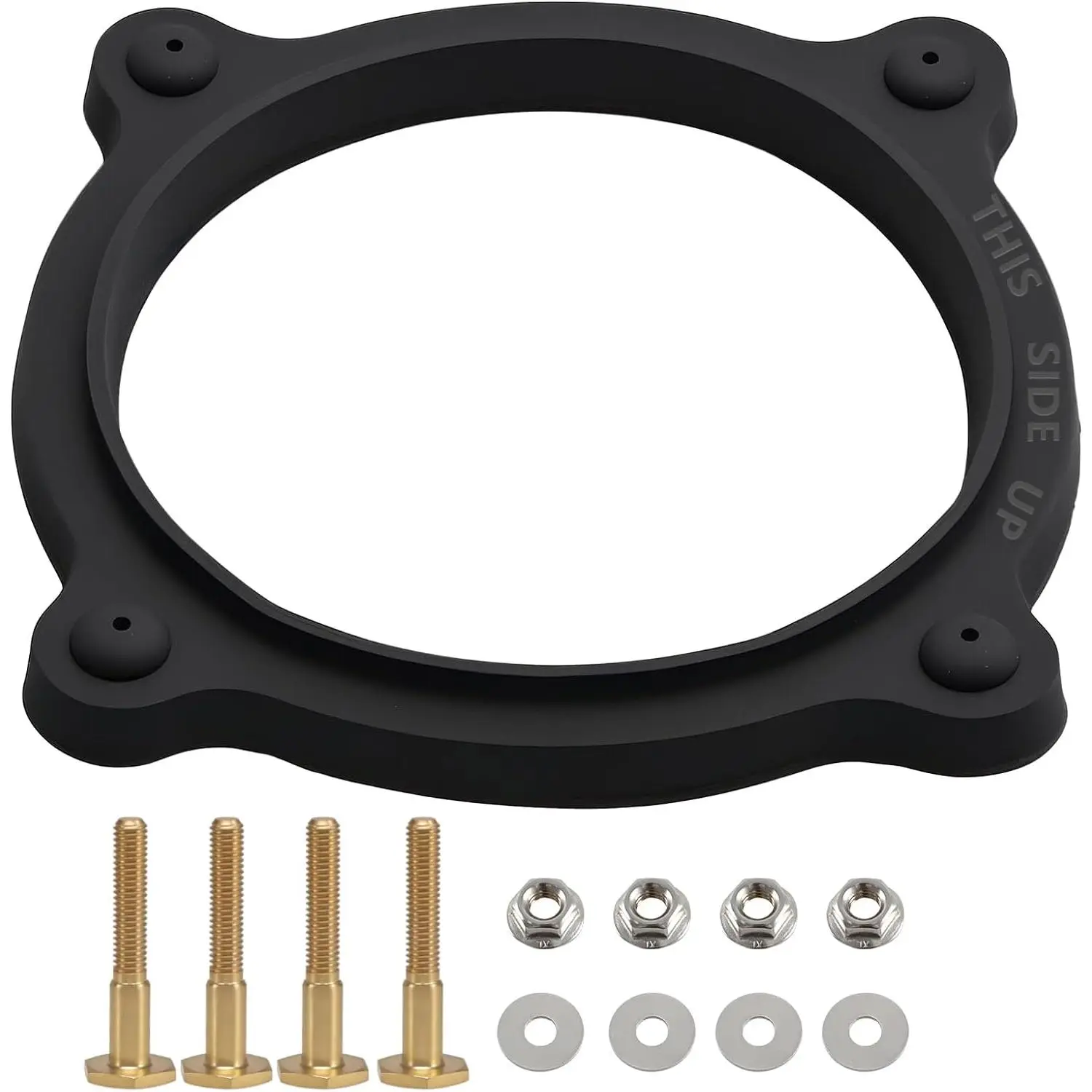 RV toilet bottom sealing ring and installation accessory kit, suitable for Dometic SeaLand 510 Traveler and VacuFlush toilets, RV toilet base floor sealing ring and toilet bolt replacement parts