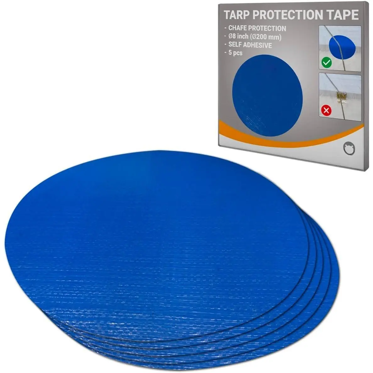 Tarpaulin Protection Tape |  and Heavy Duty Tape | Protect and Repair Your tarp (Chafe Protection)