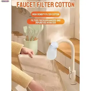 300/200/100PCS Universal Faucet Filter Bag, Tap Water Purifier Must-Have, Effective Rust & Impurity Removal Filter, Kitchen Sink Water Cleaner, Reusable Fine Mesh Filtration for Home, Travel & Daily Use