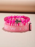 34 Rose Red Cat’s Eye Stone wwjd