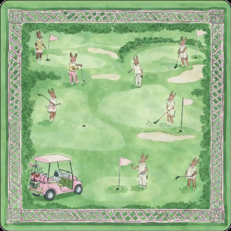American Mahjong Rabbit Game Table Mat, Non-Slip Rubber Mat, Portable Gaming Table Protector Pad, Anti-Slip Rubber Table Cover, Mahjong, Poker, Card Games, Tile Games, Board Games, Mahjong Expansion Tablecloth, Party Game Mat.
