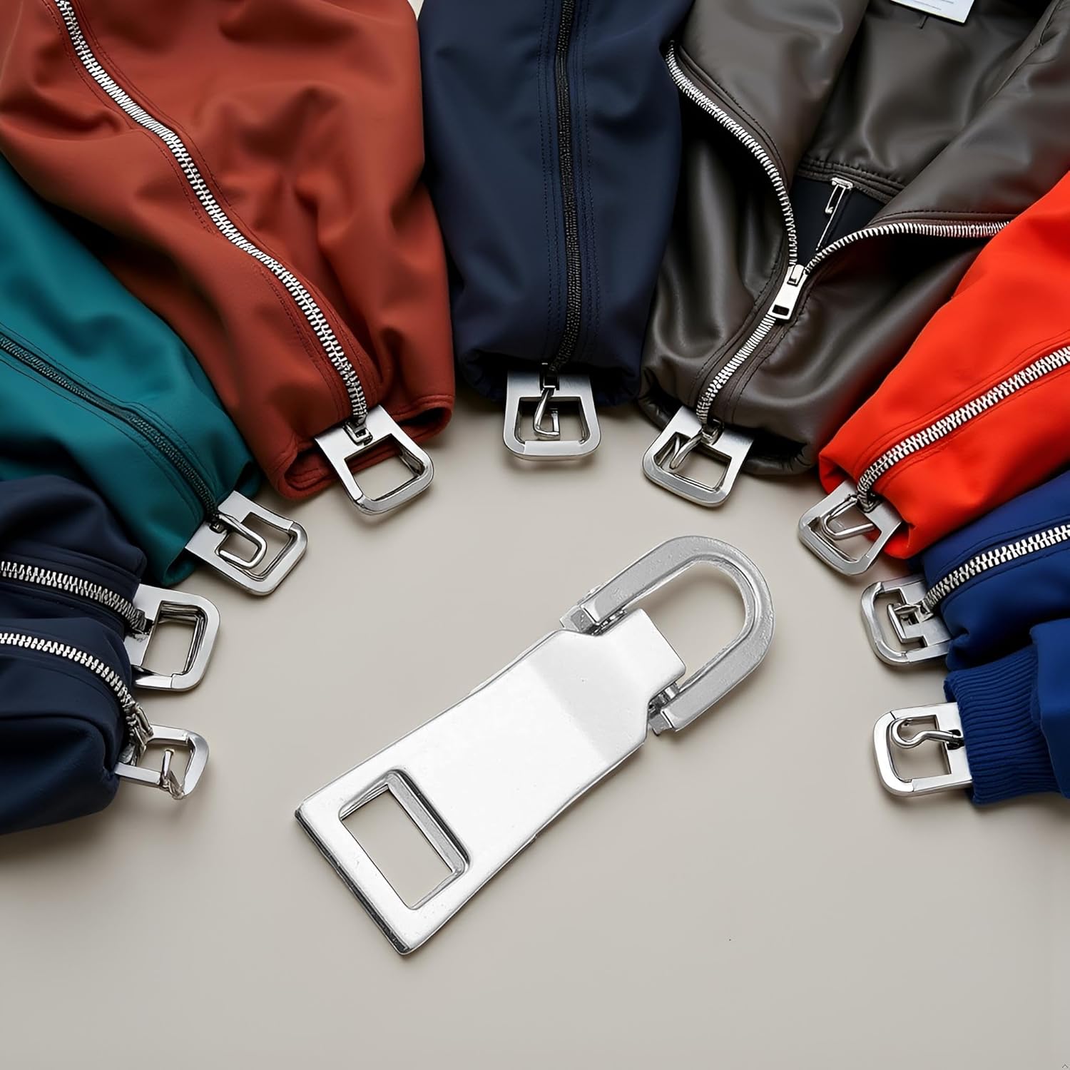 Zipper Pull Replacement Kit, Pull Replacement Repair, Zipper Slider Tab for Luggage Backpack Jacket Suitcase Coat Sewing Notions and Supplies ()