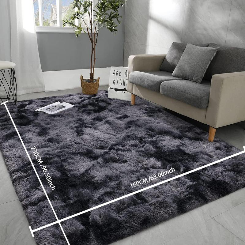 Modern Style Faux Fur Rug, Soft Shaggy Rug, Fuzzy Rug, 1 Count Soft Floor Mat, Decorative Carpet for Home Living Room Bedroom Study Room, Valentine's Day Gift #TOP PICKS