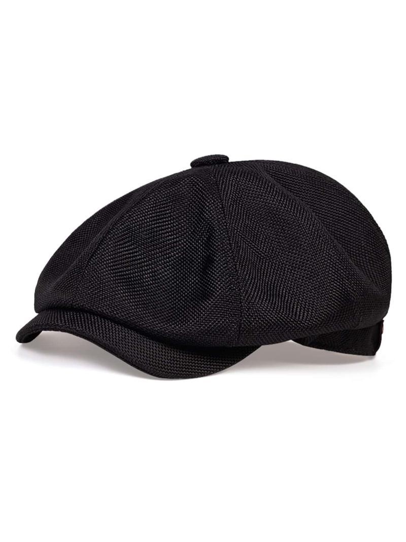 1 Piece Casual Linen Beret Hat, Solid Color Portable Newsboy Cap for Men & Women, Fashion All-match Outdoor Hat, Elegant All-match Fashion Accessories for Daily Wear