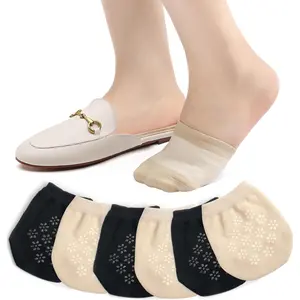 Women's Toe Socks for Mules, Half Socks for Clog Slip-ons Toe Toppers Liners No Show Toe Covers 4/6/8 PairsGift.