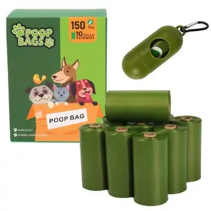Dog Poop Bag Set, 10 Rolls Dog Waste Bags with Dispenser, Biodegradable Pet Trash Bags, Convenient Pick-Up Bags for Dogs