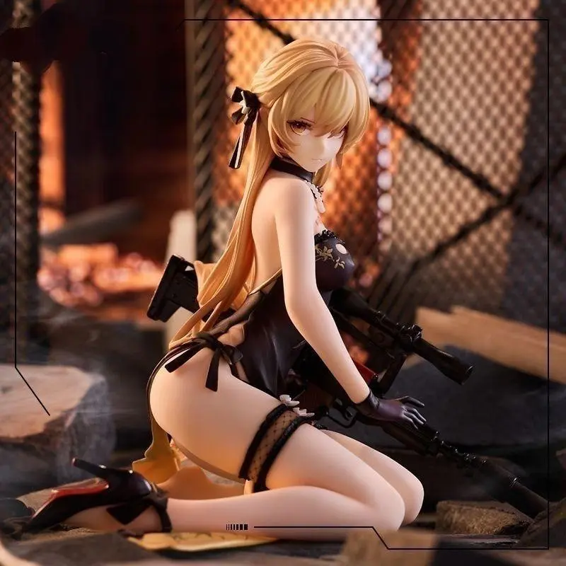 4.72-Inch Rain Heart Figurine, Girl Frontline Anime Model, Desktop Car Ornament, Gift Collection, Secondary Dimensional Beauty