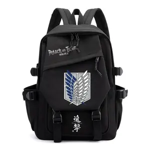 Anime Attack on Titan Series Backpack Large Capacity School Bag Men's Backpacks Lightweight Back-to-school-anime Bags