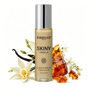 Skincare Vanilla Pheromone Perfume - 10ML Woody Floral Roll-On Essential Oil, Eau De Cologne Oil, Long-Lasting Floral & Fruity Scents, Body Fragrance Oil