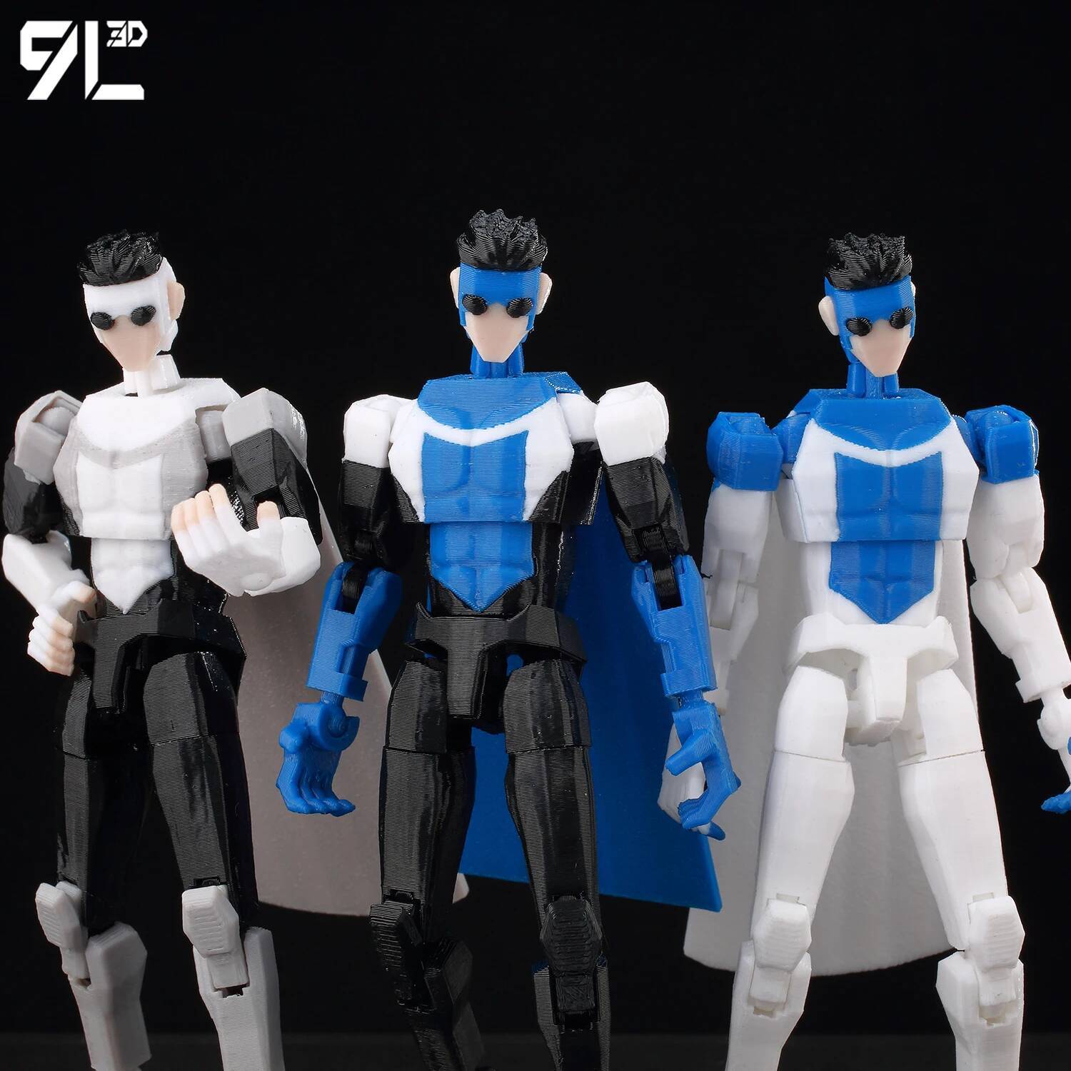 9L3D Lucky 13 Invincible Boy Conquer​ Omni Action Figure 3D Printed Anime Model Multi-Jointed Poseable Collectible Toy Gift Fan