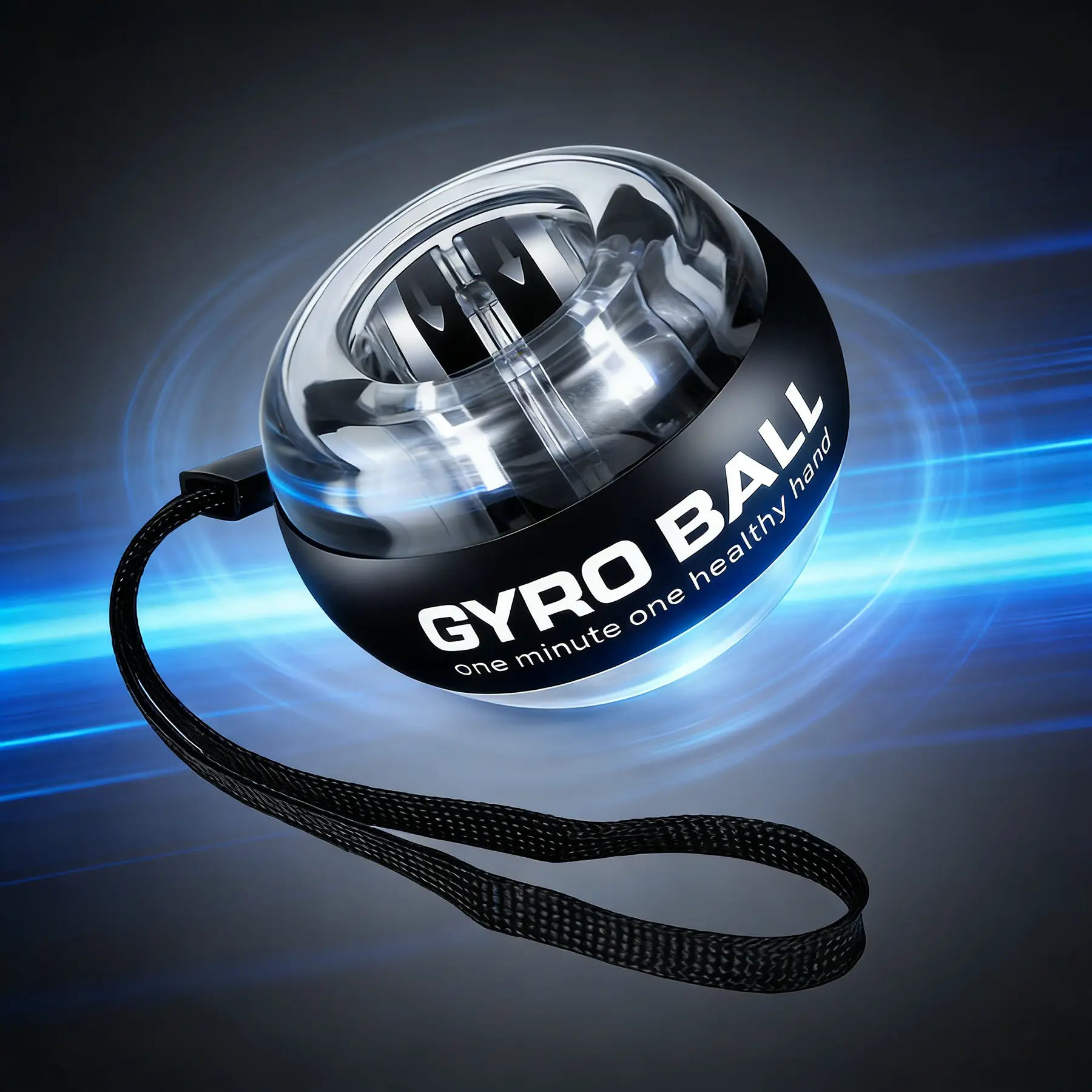 LED wrist ball strength training ball, self-starting wrist gyro ball, wrist strengthening device, hand enhancer, forearm exerciser, used to strengthen arms, fingers, wrist bones, and muscles, a very good fitness equipment, Wrist Trainer