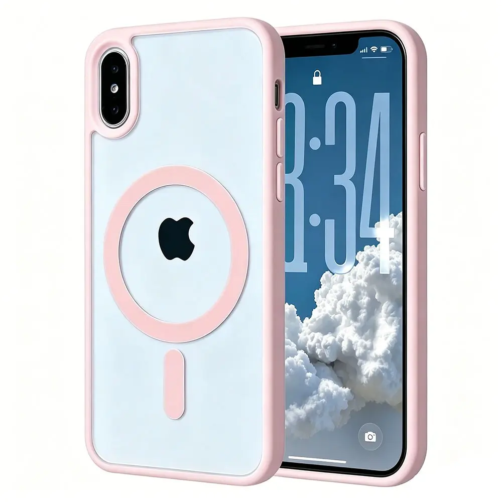 Magnetic Matte Protective Case for X XS XR XS MAX Tough Drop-Resistant Design Anti-Yellow Phone Cover