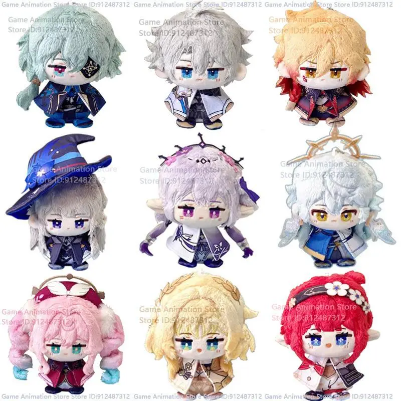 10cm Honkai: Star Rail Plush Dolls - Sunday, Sparkle, Robin, Jade, Aventurine, Phainon Mydei, Anaxa, Hyacine, Castorice - Cute Stuffed Toys, Bag Pendant, Keychain Gift for 2026 Toy Enthusiasts