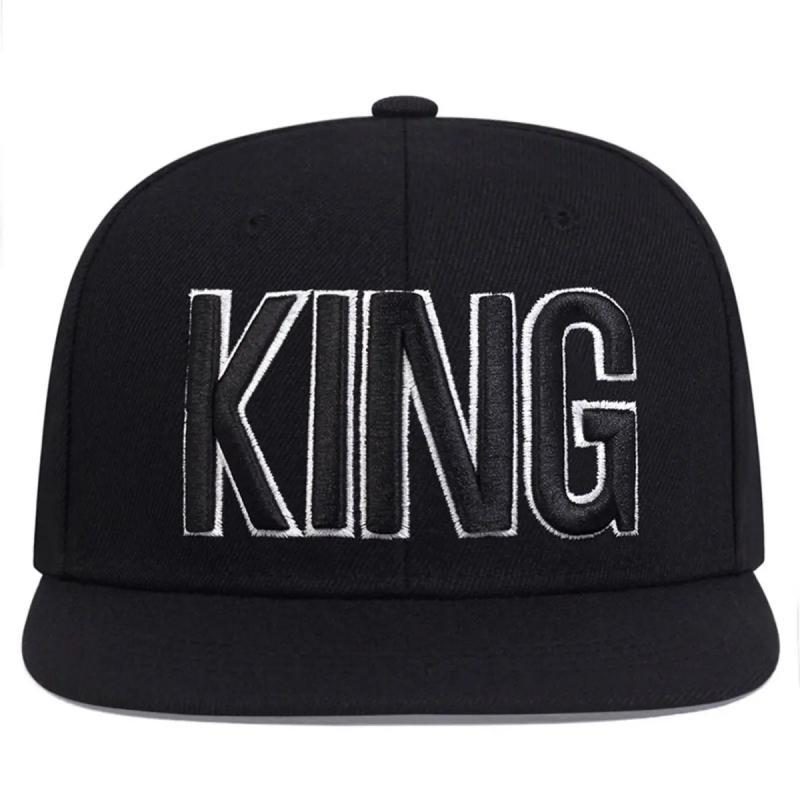 2026 Unisex Letter KING Embroidered Hip-Hop team victory cap Cap, Adjustable Sun Protection Casual Hat for Outdoor Sports, Spring and Autumn Travel, Tourism, Beach Vacation unisex hat