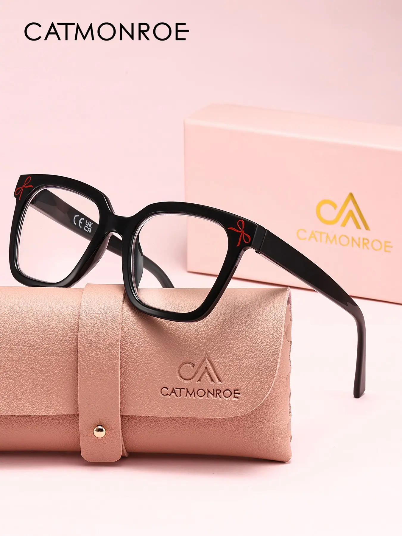 CATMONROE Vintage Reading Glasses Women Retro Square Olive Green Frame Lightweight Durable Anti Blue Light Presbyopia Readers For Middle Aged Ladies Daily