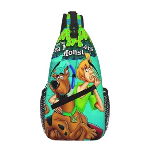 Monster High Versatile Chest Bag Large Capacity Lightweight Sling Bag for Everyday Use Outdoor Camping and Business Travel Cartoon Casual Merch Shoulder Backpack for Tablet Gift for Men Women and Kids