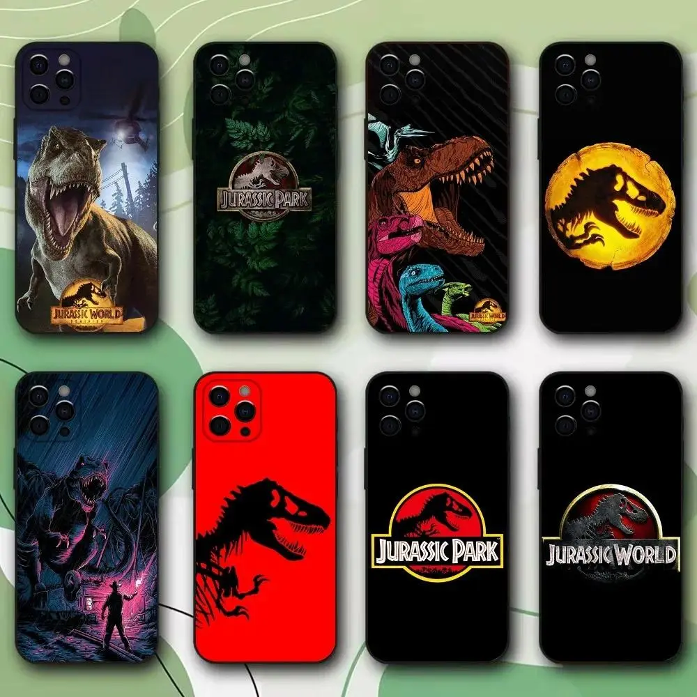 J-Jurassic Park Dinosaur World Phone Case For iPhone 17 Promax 17E 16 15 14 13 12 11 Pro Max 17Air Plus & Samsung Galaxy S26 S25 S24 S23 S22 S21 FE Ultra Plus Anti-Fall Transparent shockproof protection Soft Back Cover