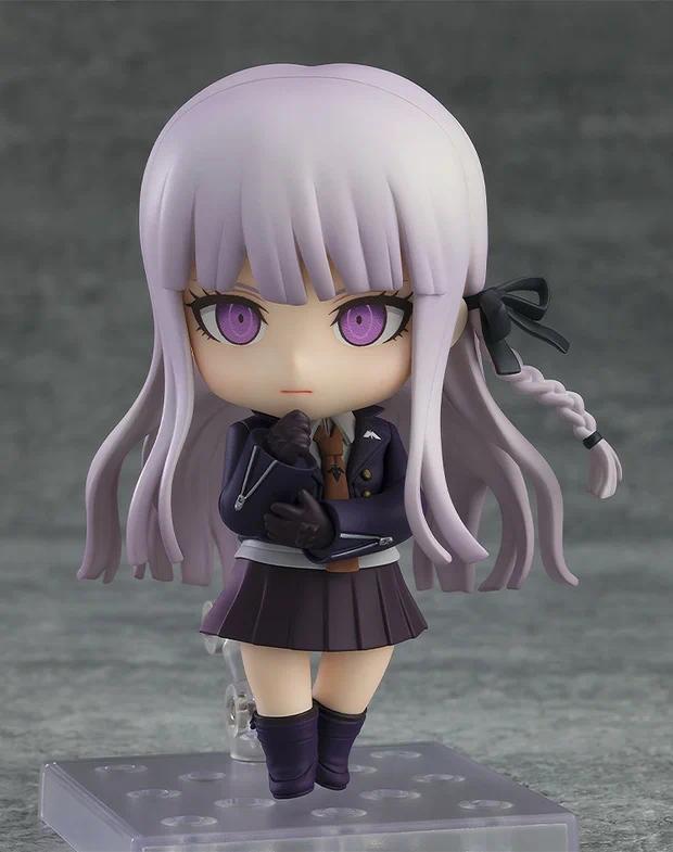 （Free shipping）10cm Q version Danganronpa Kirigiri Kyoko Movable Face Change No.2625 Collectible Decoration Desktop Birthday Christmas Gift Toy