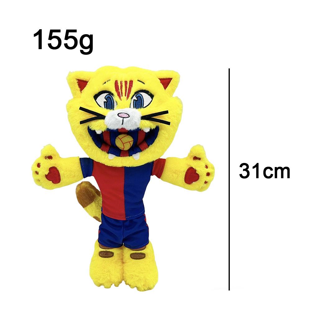 New 31CM Football Mascot Cat Plush Toy Football Plush Cat Mascot Football Cat Plush Toy The Bunny Doll Stuffed Animal Soft Toy