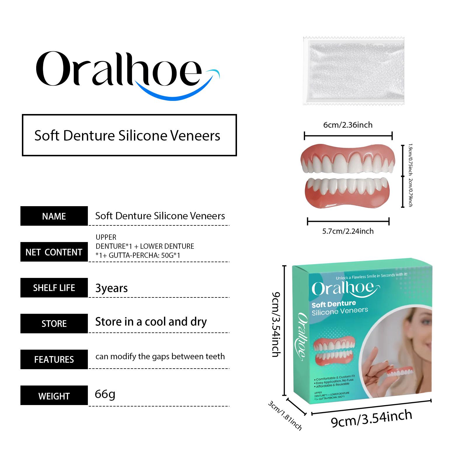 Oralhoe Denture Retainer Veneers Teeth Whitening Veneers Enhance Smile Aesthetics Comfortable Material Dentures Plastic Denture Clean and Gap Cover Unisex Comfortable Natural Dentures Universal Denture Set with Easy Installation Hypoallergenic Oralhoe Denture Retainer Veneers Teeth Whitening Veneers Enhance Smile Aesthetics Comfortable Material Dentures Plastic Denture Clean and Gap Cover Unisex Comfortable Natural Dentures Universal Denture Set with Easy Installation Hypoallergenic