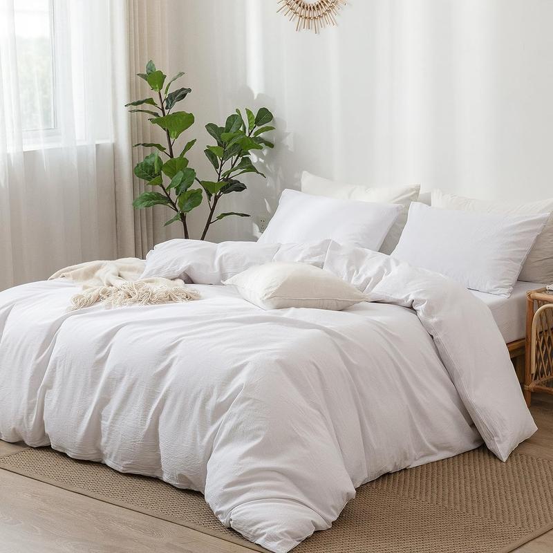 Solid Color Bedding Set, 2/3 Counts/set Including Duvet Cover & Pillowcase without Filler, Soft Warm Bedding Set for Home Bedroom, Bed Sets