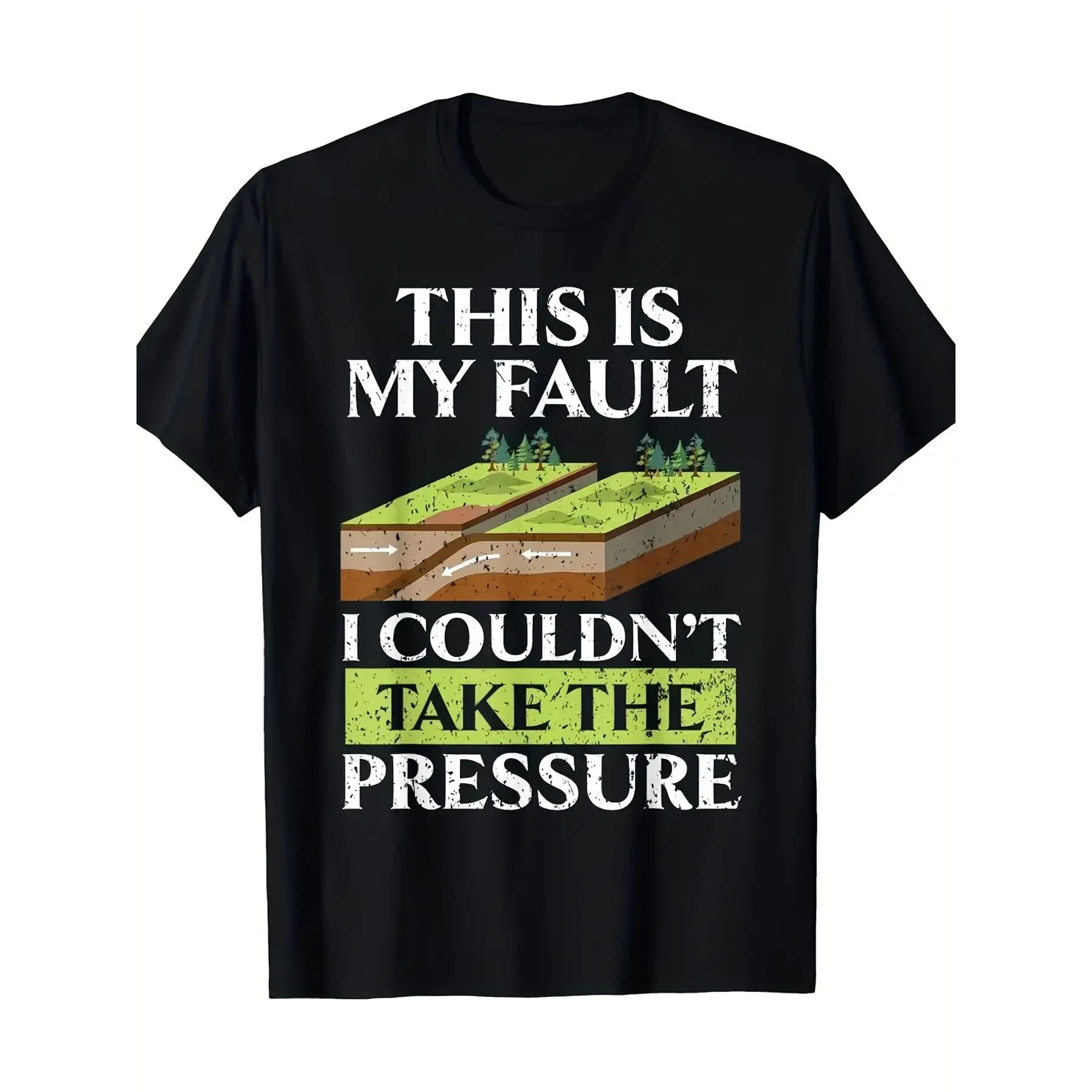 Men's Casual Cotton Short-Sleeve T-Shirt - 220G Printed Top for Science Teachers, Unisex Style, 2025 Summer Collection, Shortsleeve, Tshirt, Fabric