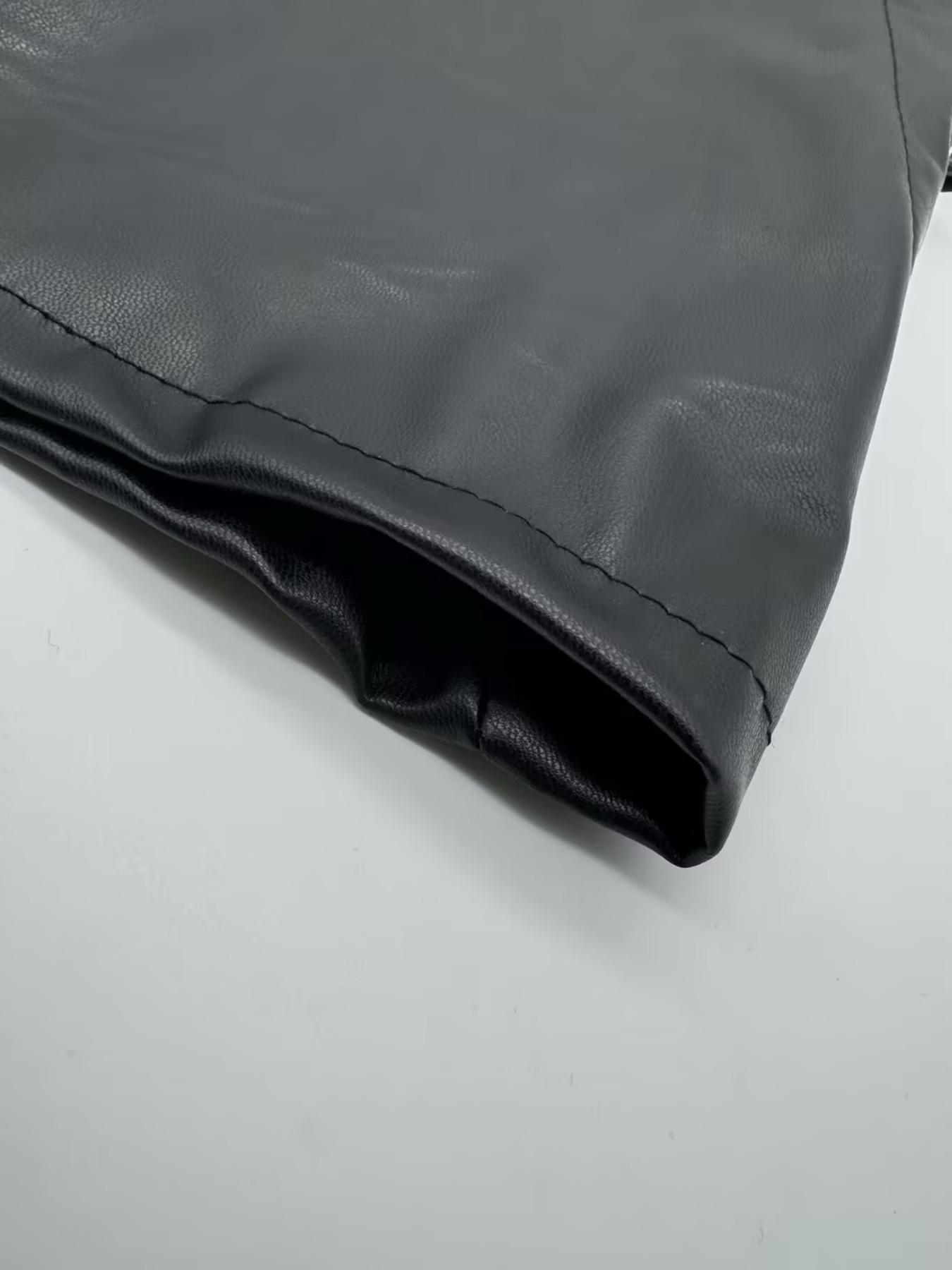 Women's Solid Color PU Leather Shorts, Fitted Fashion Shorts, Fashion Casual Lace Up High Waist Shorts for Daily Outdoor Wear, Ladies Bottoms for All Seasons