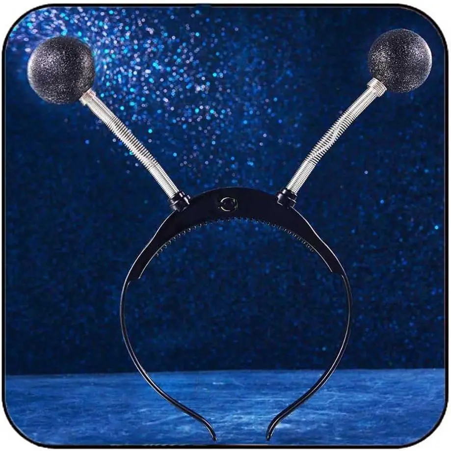 Light Up Alien Antenna Headband Led  Costume Hair Accessories for Women
