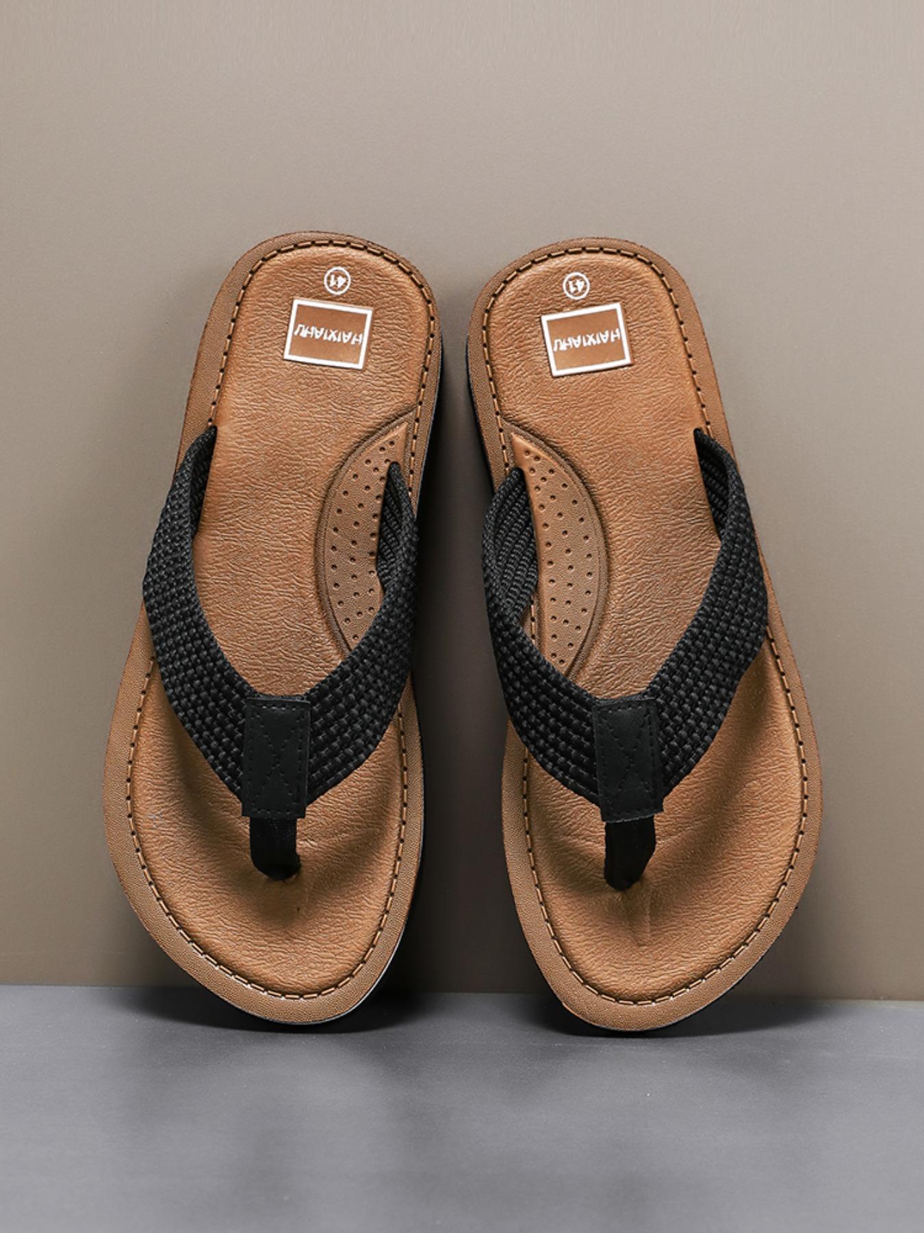Men's Summer Fashion Slip-On Sandals, Breathable Lightweight Casual Shoes for Beach Streetwear Vacation Daily Wear