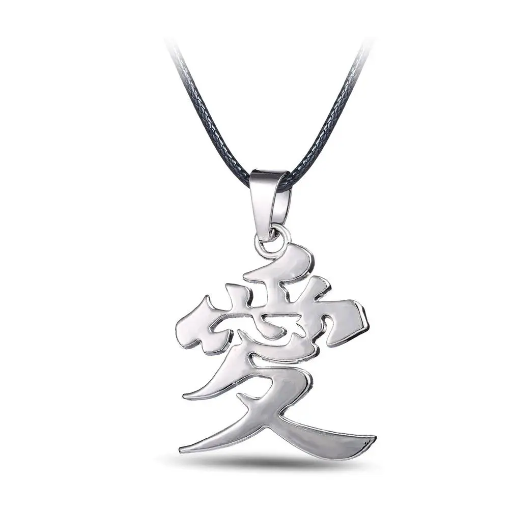 Cartoon Anime Gaara Letters Love Statue Sabaku no Gaara Love Alphabet Metal Action Figure Kids Toys Gifts