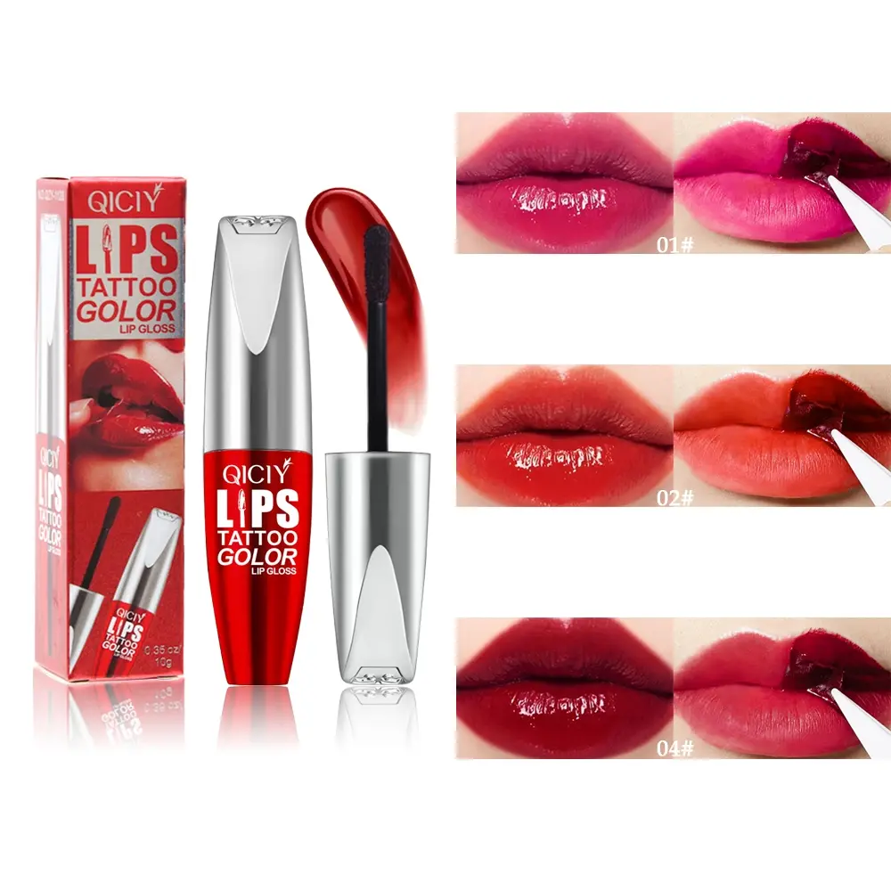 Peel‑Off Lip Tint Tattoo Lip Gloss, Long Lasting Peel Off Lip Stain, Waterproof Non‑Transfer Lip Makeup, 2‑in‑1 Lip & Cheek Tint for Daily Wear