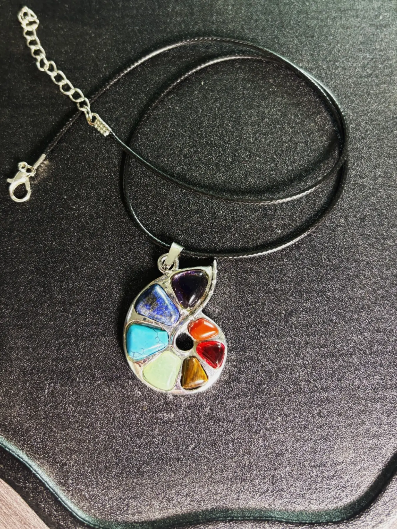 1pc，Elegant Fashion Seven Star Conch Necklace, Decorative Necklace, Unique Jewelry Design, Perfect Gift for Couples, Creative Accessory, Ideal for Meditation and Daily Wear