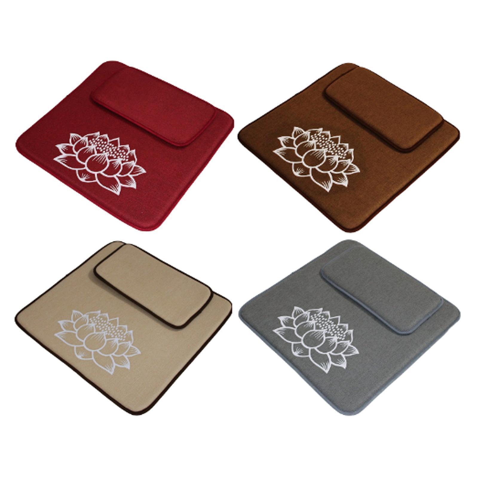 Yoga Seating Chair Cushion Square Meditation Cushion Seat Floor Pillow Set for Bedroom Board Game Drinking Living Room Adults