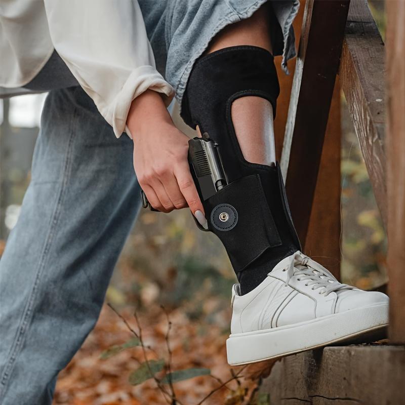 Ultimate Ankle Holster with Calf Strap for Concealed Carrying Neoprene Material Breathable