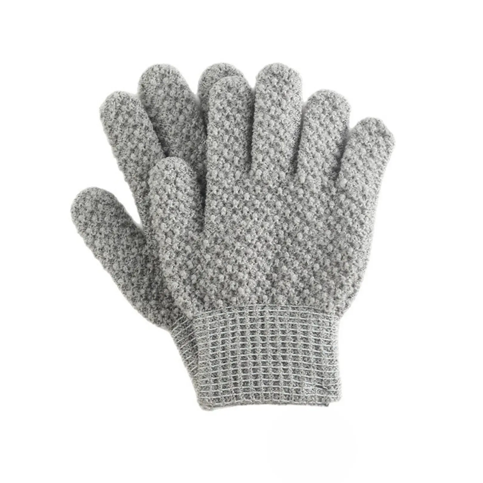 Home Exfoliating Bath Glove, Five‑Finger Body Scrub Mitt, Gentle Skin Exfoliator For Shower Use, Reusable Bath Accessory For Men And Women Daily Body Cleansing Routine