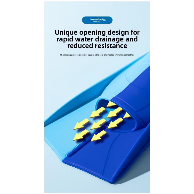 Swimming Flippers Silicone Flippers Children Adult Diving Frogs Training Diving Equipment Silicone Frogs