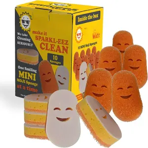 Scrub Moji Scrubbing Sponge Refill for The Dish Daddy (Reg. TM) Dishwand - (10 Pack)