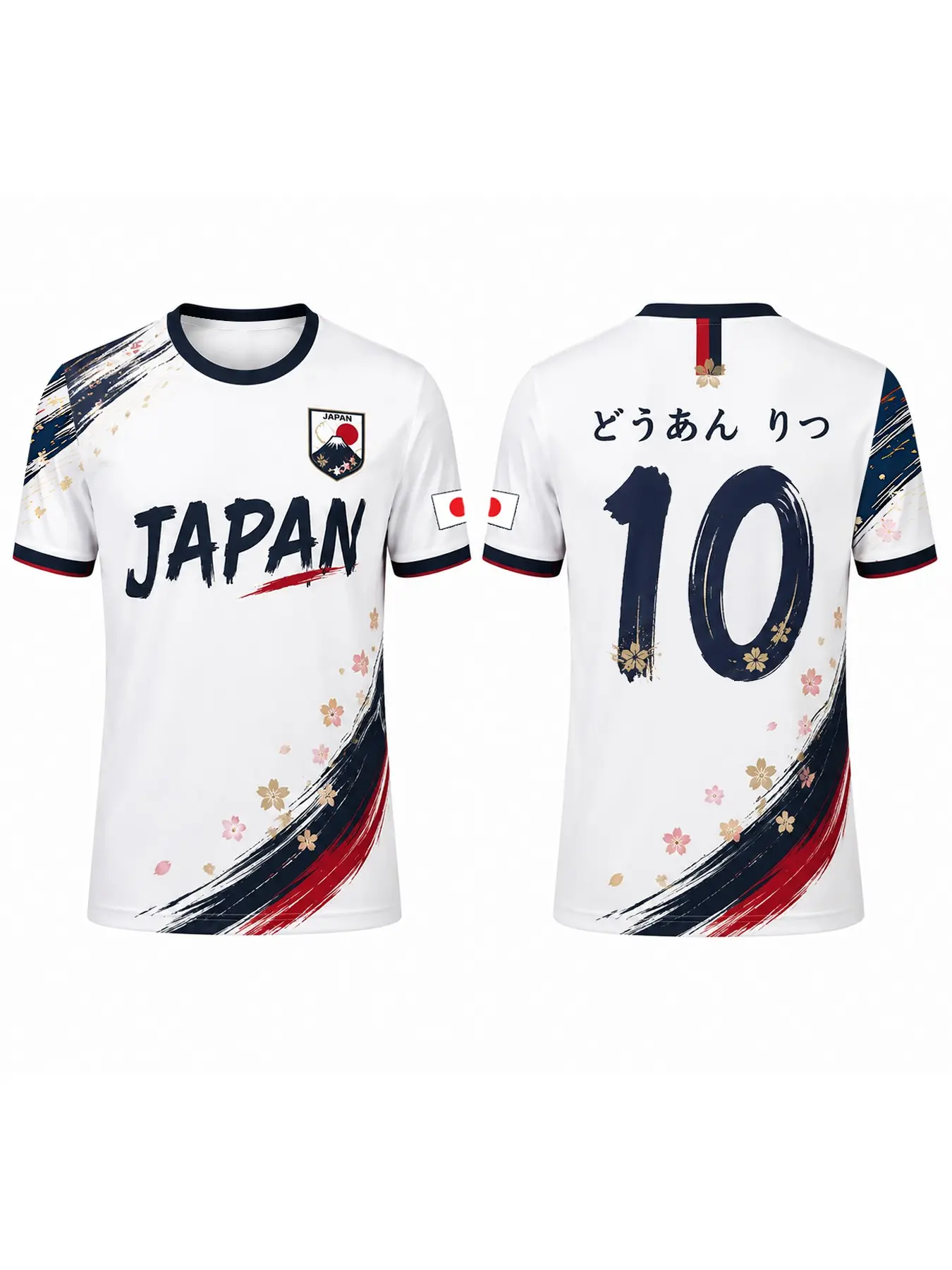 Japan Football Jersey, Soccer Shirt, Japan Fan Gift, Slim Fit Sporty T-Shirt, Breathable Training Top, Lightweight Comfort, Soccer Jerseys, All Seasons