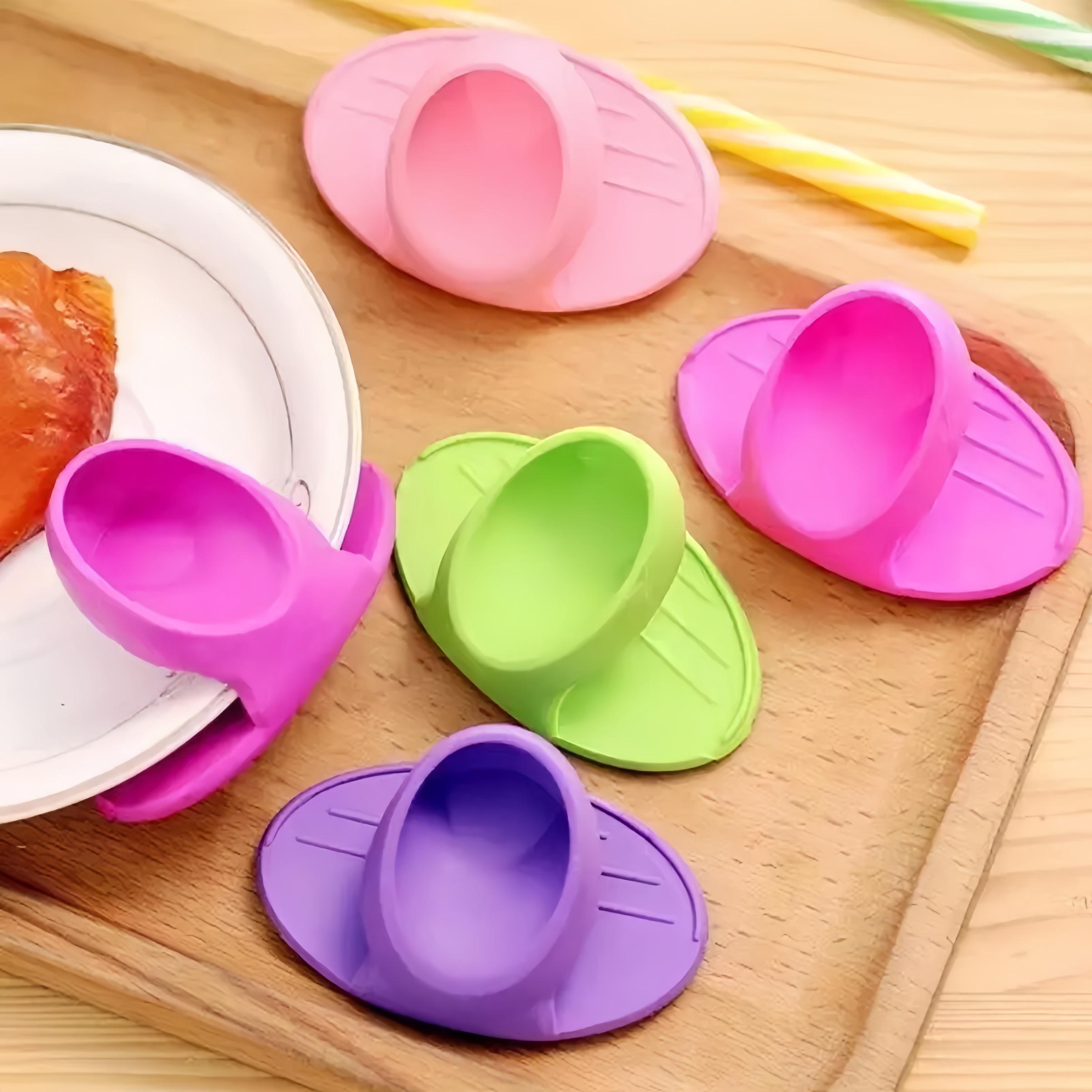 Silicone Oven Mitts, 4 Counts/set Mini Heat Resistant Finger Cots, Multifunctional Anti-scalding Finger Protector, Kitchen Accessories, Cooking Tools, Kitchenware, Modern Kitchen Accessories