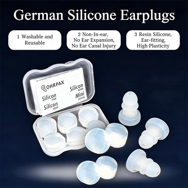 Unisex silicone mud earplugs moldable sound insulation noise reduction sleep sleep swimming waterproof study dormitory snoring anti-noise
