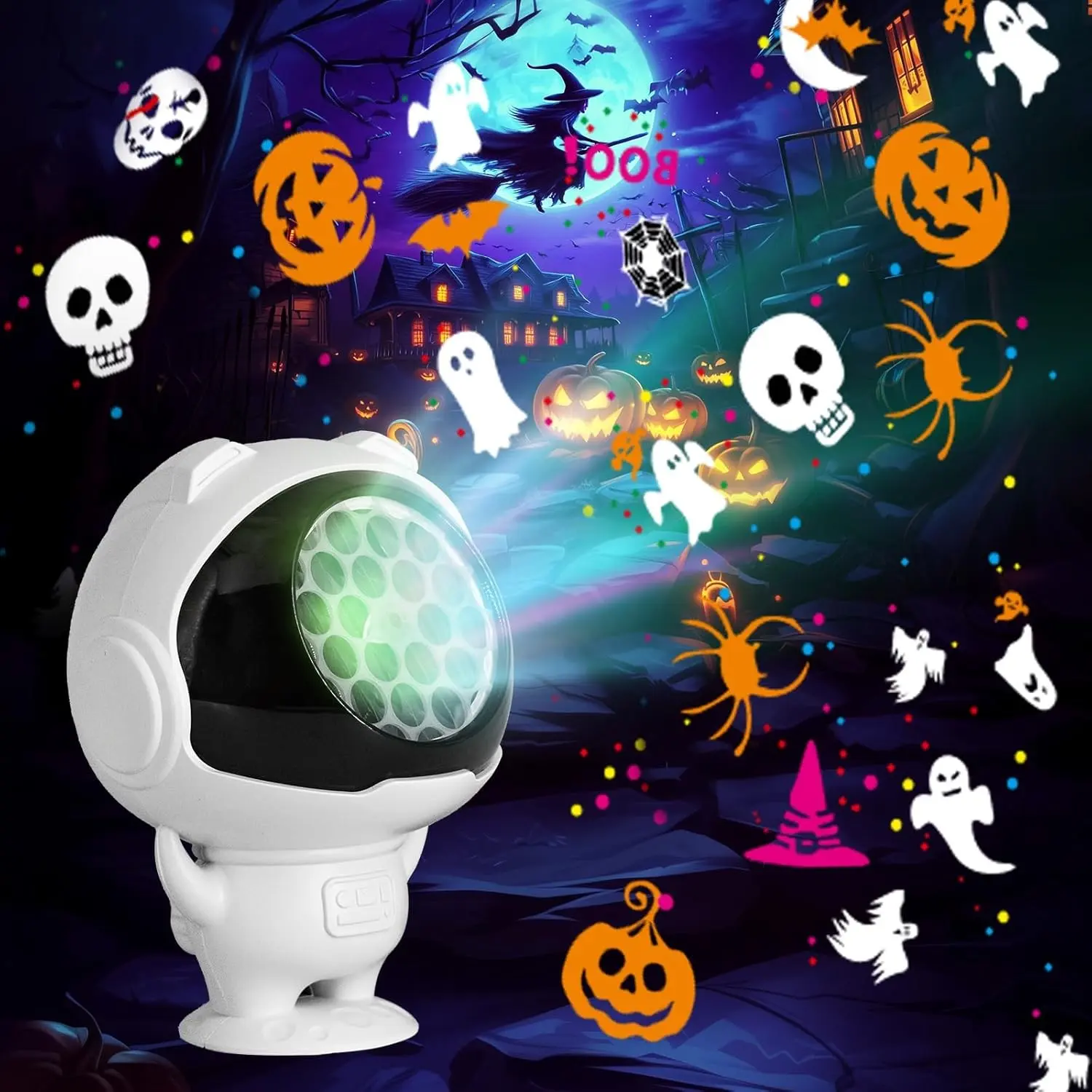 Outdoor/Indoor Halloween Projector LED Lights, Newly Upgraded Projector for Halloween Decorations, Suitable for Halloween Party Home Decor, Ideal Halloween Holiday Gift