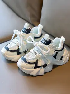 Breathable Mesh Sports Shoes with Velcro Design, Anti-Slip Large Sole, Fashionable and Easy to Wear and Remove